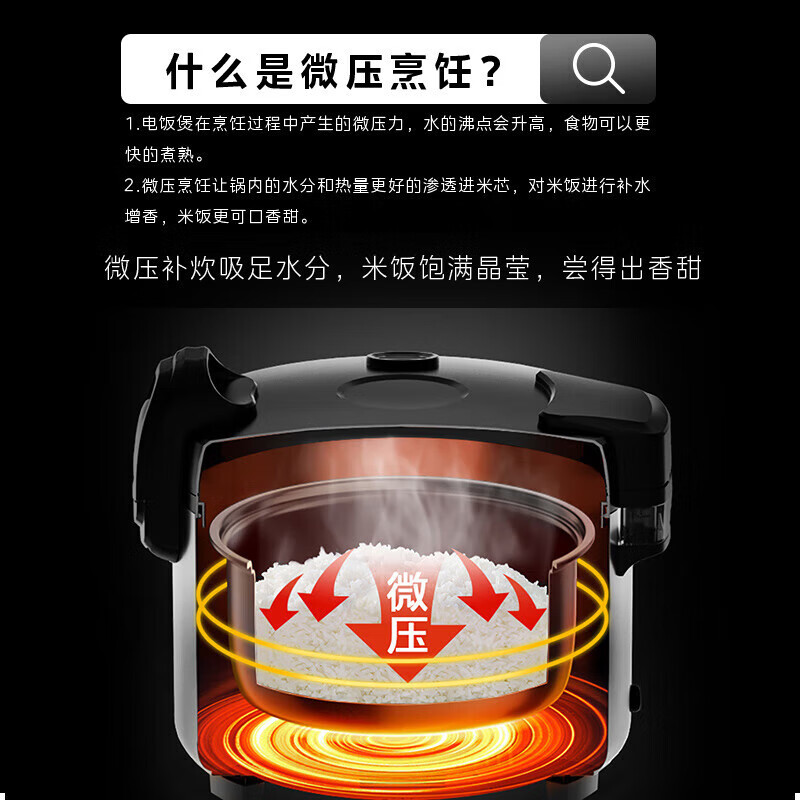 美的電飯煲GRC1501 小身材大智慧的廚房利器